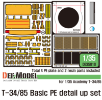 T-34/85 PE Detail Up set (for Academy/Tamiya/Zvezda 1/35) - Image 1