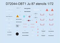 Ju 87 stencils ACADEMY/AIRFIX/ITALERI/REVELL - Image 1