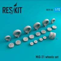 Mig-31 wheels set