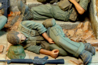 Sleeping US Marine Vietnam - Image 1