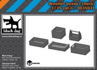 Wooden Boxes (10 pcs / 3D-Printed) - Image 1