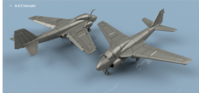 A-6 E Intruder unfolded wings (5 planes)