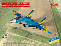 MiG-29 9-13 of Ukrainian Air Forces with JDAM-ER Bombs