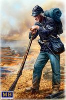 A Quick Rest, After the Battle. Union Army Infantry Sergeant